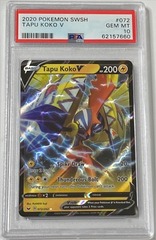 Tapu Koko V - 072/202 - Ultra Rare - PSA 10